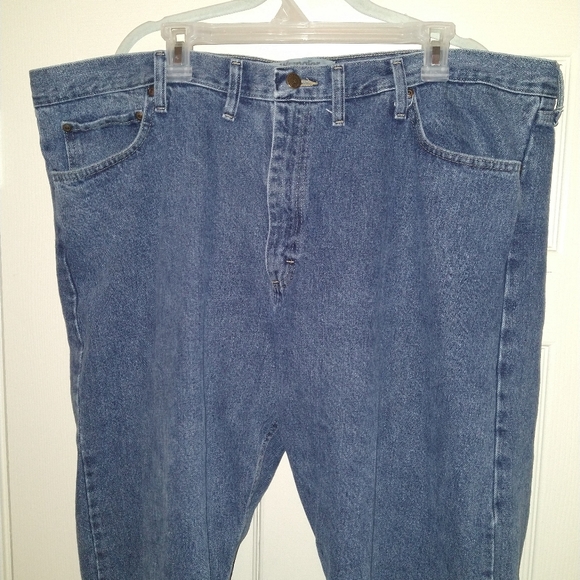 Wrangler Authentic Blue Denim Jeans Men's sz 44x32. - Picture 4 of 7